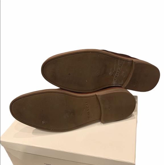 Men’s Coach Gavin Mudstone leather   boots sz 9 - Picture 4 of 6